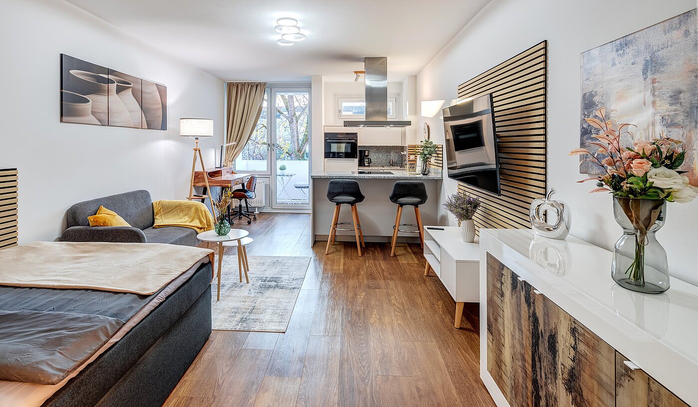 Apartment avec 1 pièce | München-Milbertshofen | 70183 | Schlaf- Wohnraum