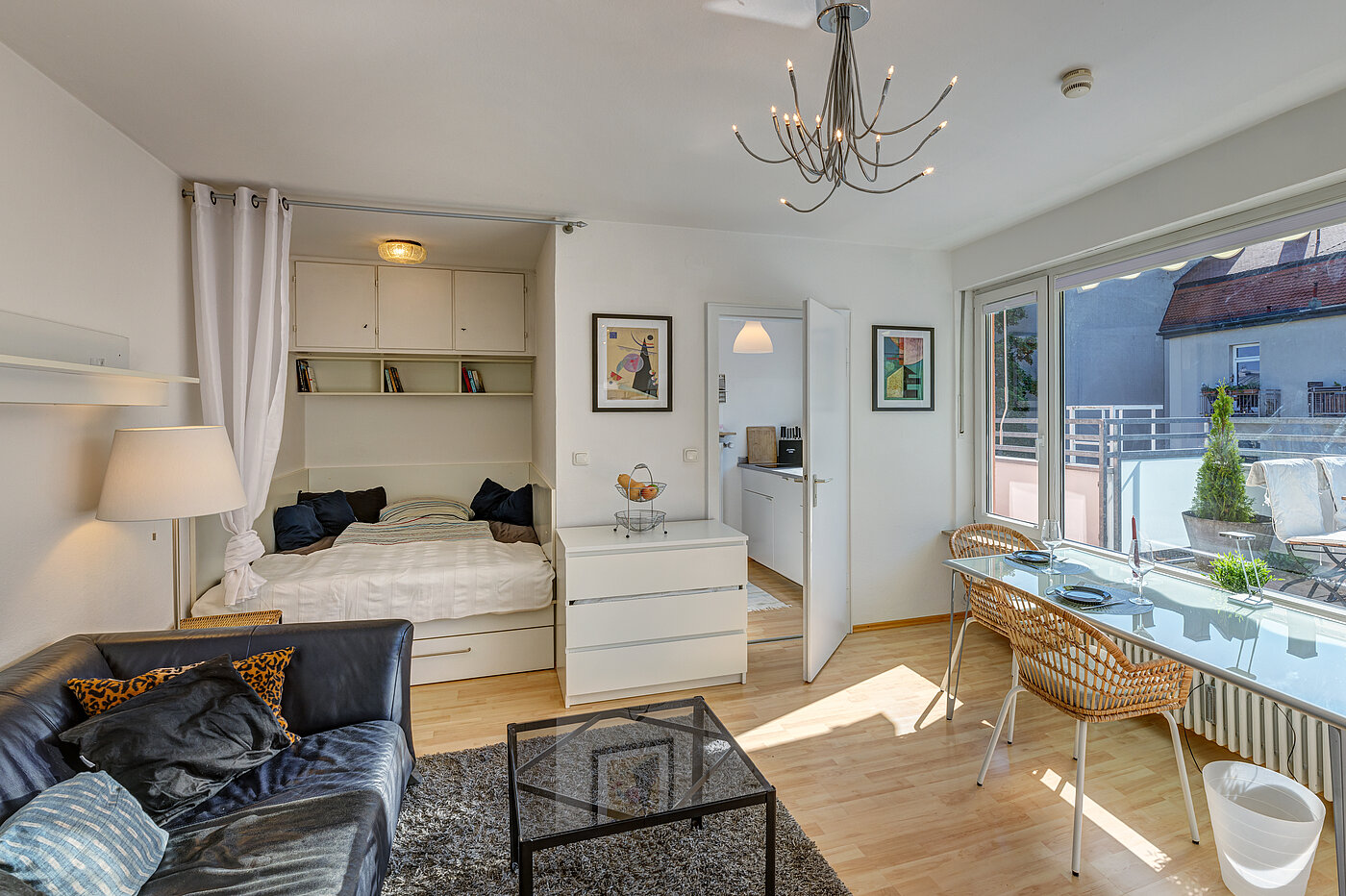 Appartement avec 1 pièce | München-Schwabing | 70449 | ... mit Schlafnische