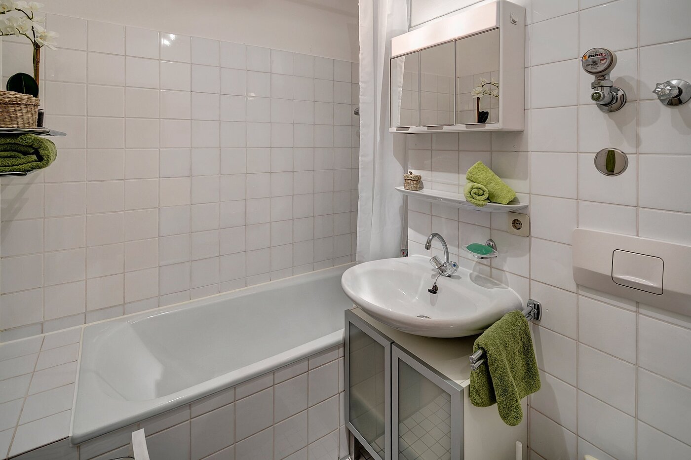 Appartement avec 1.5 pièces | München-Lehel | 2107ML9 | ...mit Badewanne