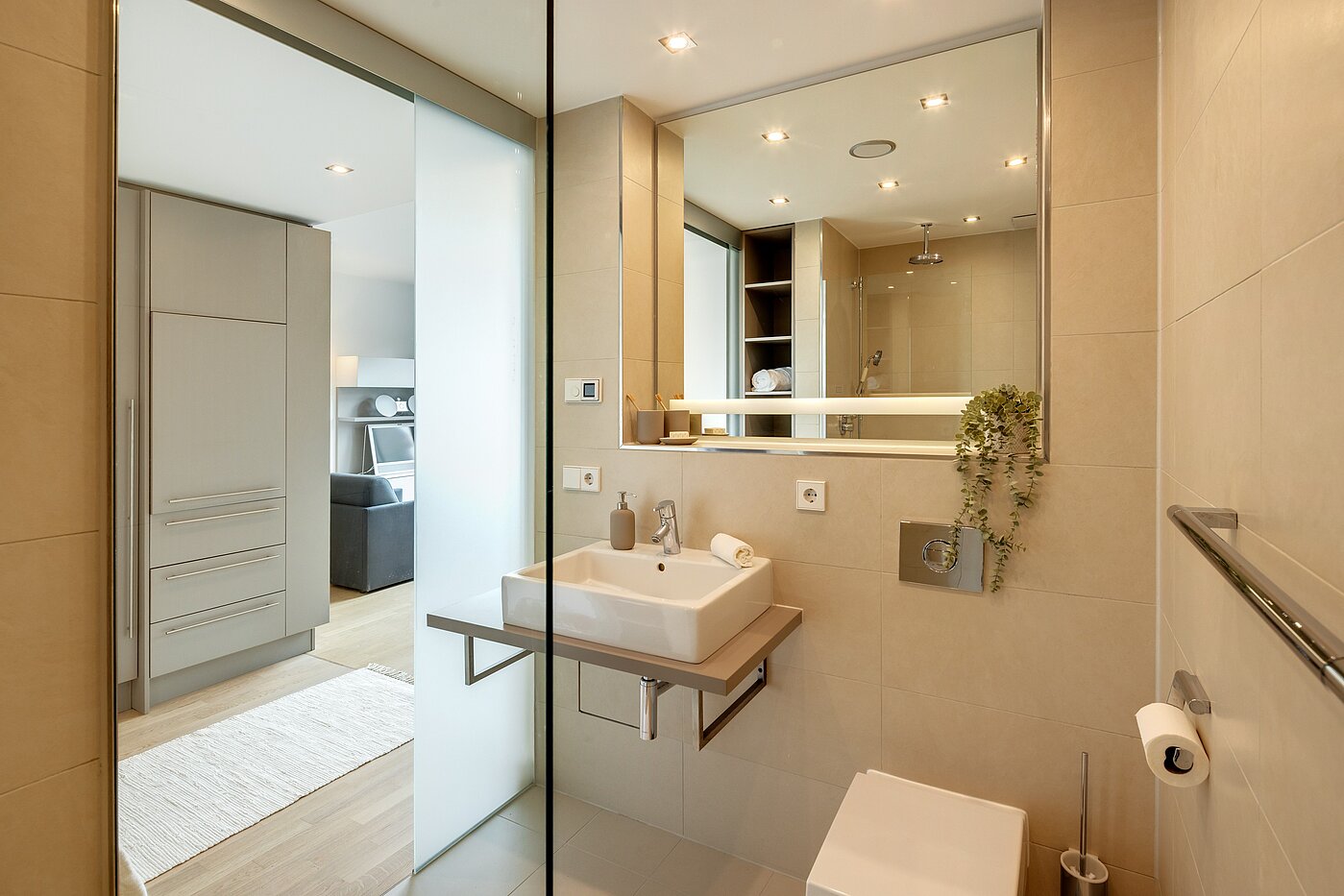 Apartment avec 1.5 pièces | München-Bogenhausen | 70233 | ...bodengleicher Dusch