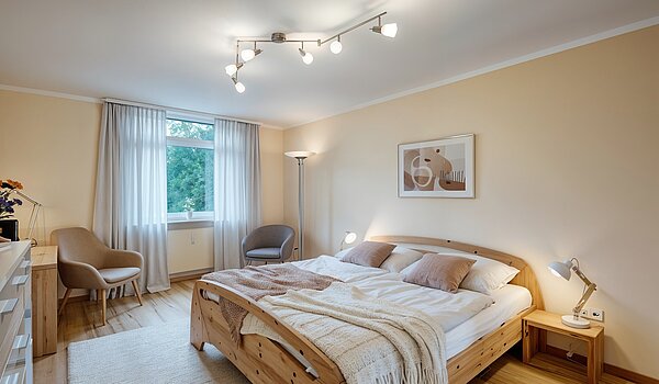 Appartement avec 4 pièces | München-Aubing | 70276 | Schlafzimmer I (KI-generierte Inhalte)