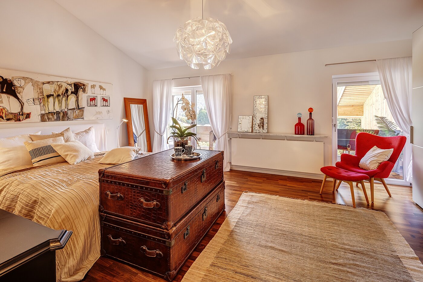 Maison d'angle mitoyenne avec 3 pièces | Kreuth | 70037 | Geräumiges Schlafzimmer...