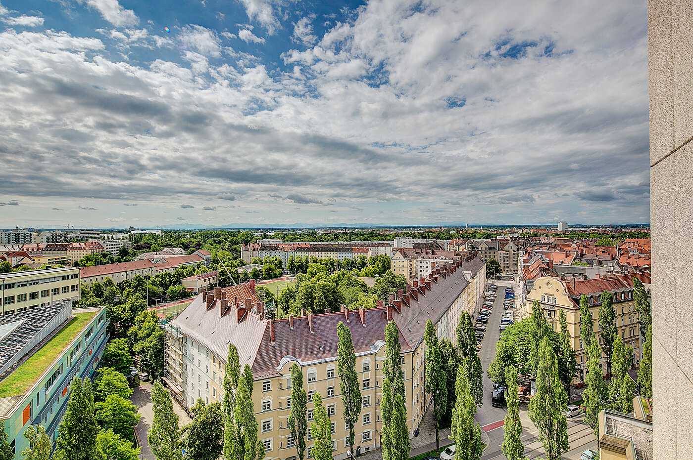 Apartment avec 1 pièce | München-Haidhausen | 70275 | Blick vom Balkon