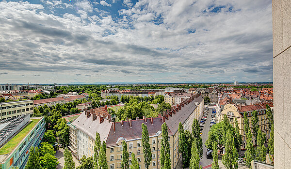 Apartment avec 1 pièce | München-Haidhausen | 70275 | Blick vom Balkon