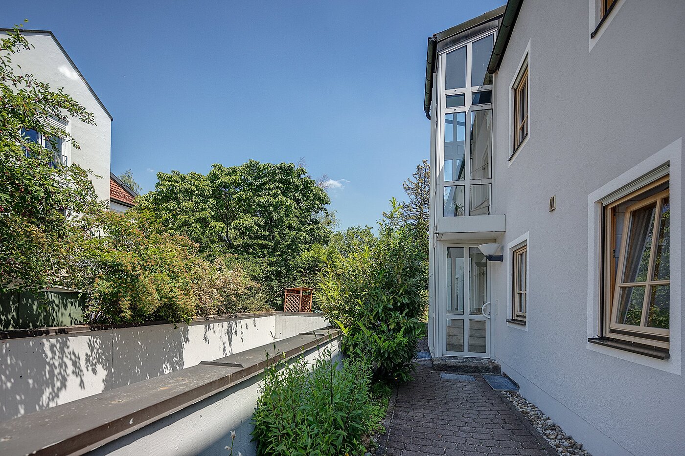 Appartement au rez-de-chaussée avec 3 pièces | München-Untermenzing | 1806ML6 | Hauszugang