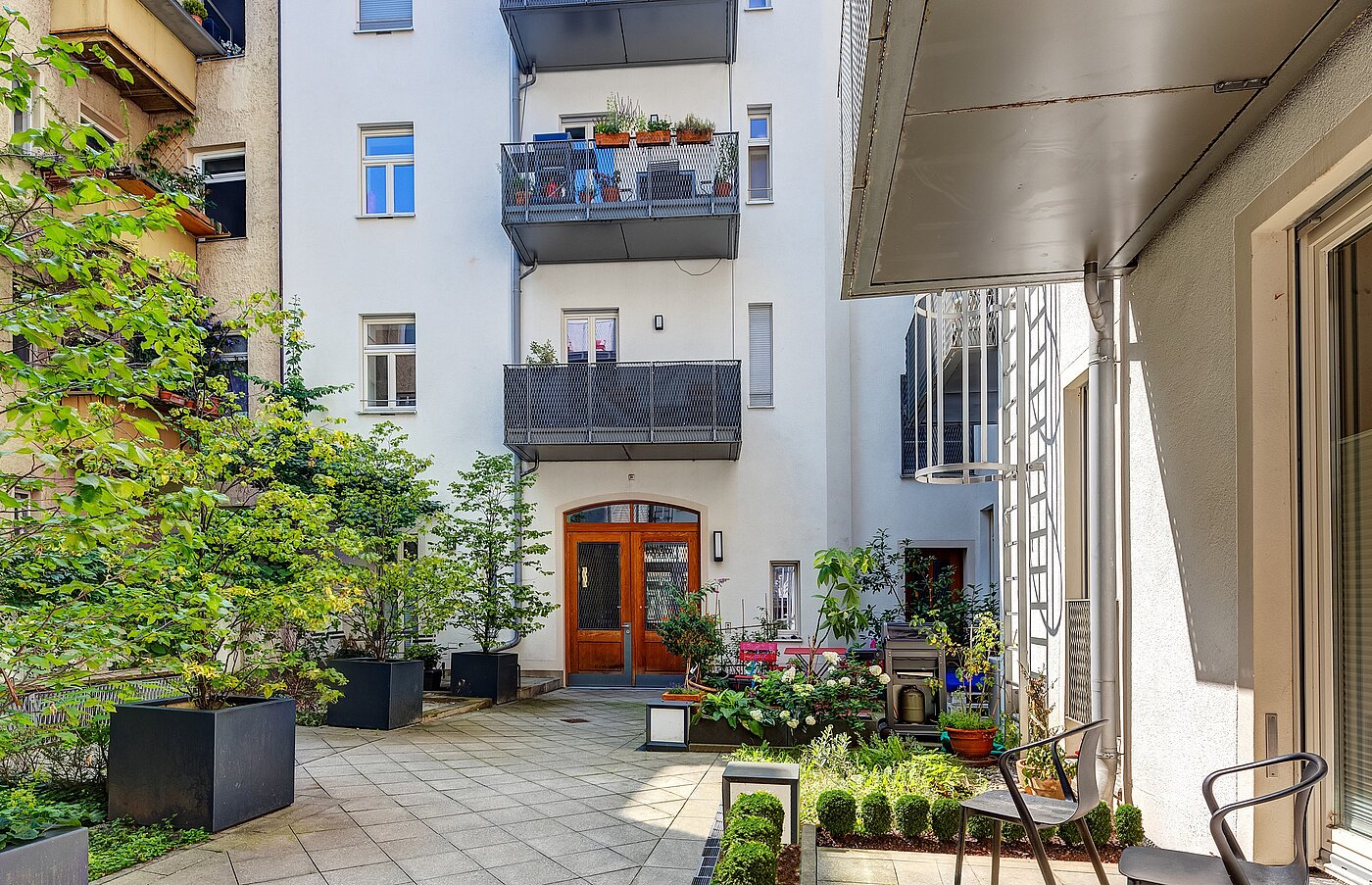 Appartement au rez-de-chaussée avec 1.5 pièces | München-Lehel | 70149 | Rückgebäude