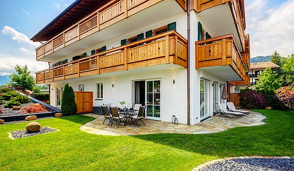 Appartement au rez-de-chaussée avec 3 pièces | Bad Wiessee | 70053 | Garten