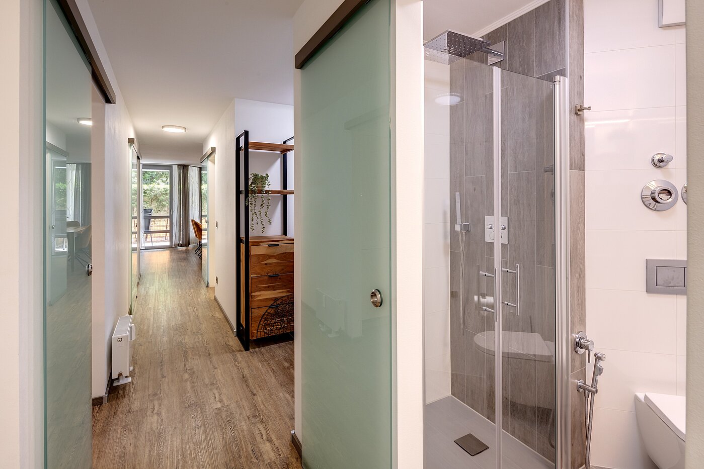 Appartement en duplex avec 3 pièces | München-Milbertshofen | 702341 | Blick auf die Terrasse