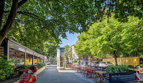 Apartment avec 1 pièce | München-Schwabing | 70198 | ...im Sommer