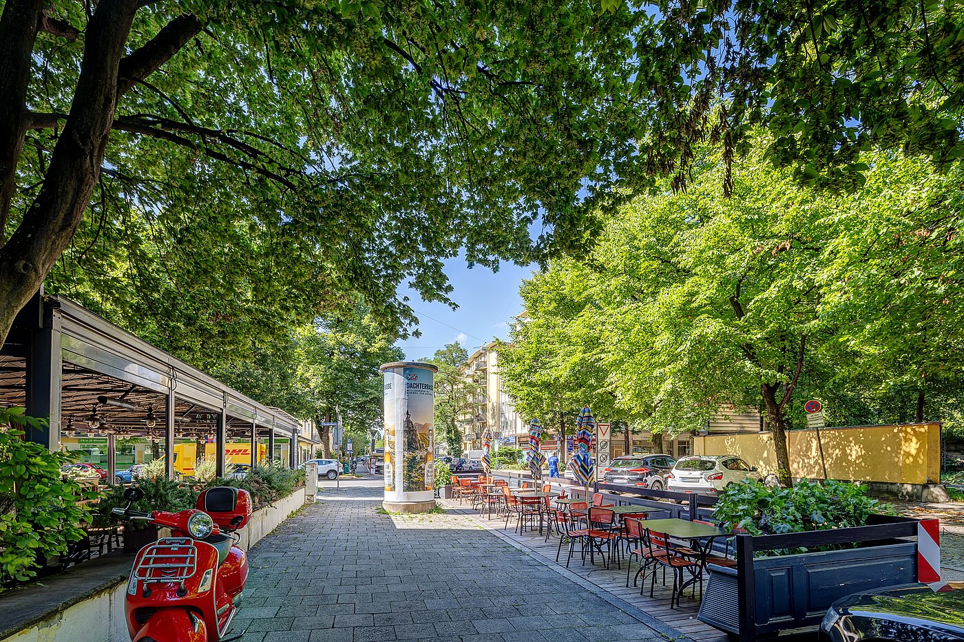 Apartment avec 1 pièce | München-Schwabing | 70198 | ...im Sommer