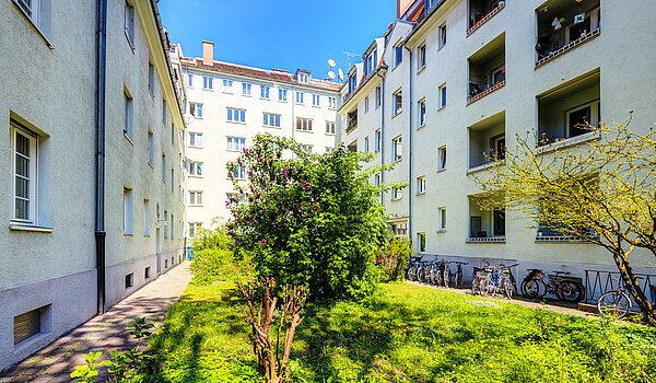 Appartement avec 2 pièces | München-Sendling | 70414 | Innenhof