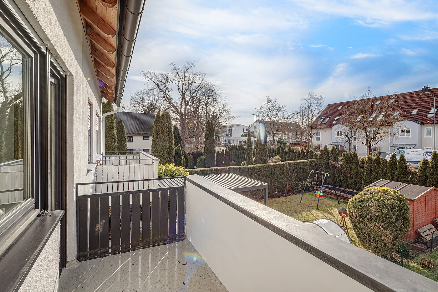 Maison mitoyenne avec 5 pièces | Unterschleißheim | 70187 | ... und Zugang zum Balkon...