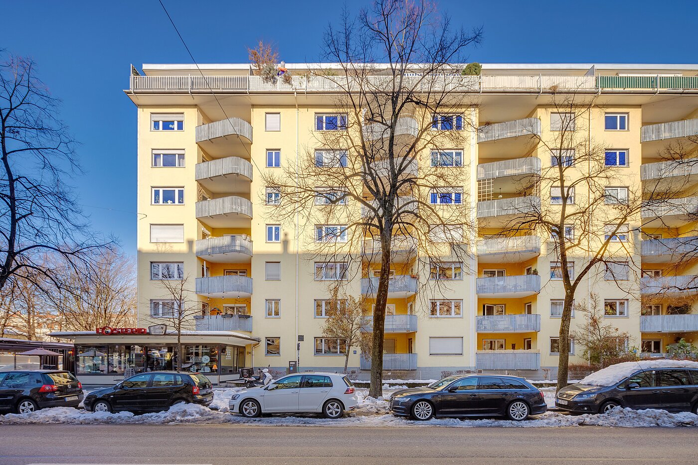 Appartement avec 2 pièces | München-Schwabing | 70096 | Hausansicht Elisabethstraße