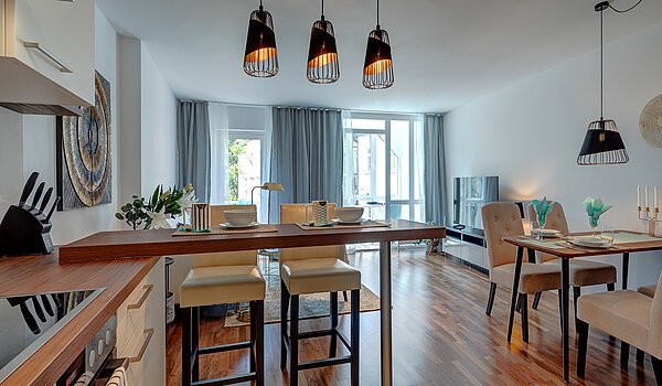 Appartement avec 2 pièces | München-Schwabing | 70434 | ...und Frühstückstheke