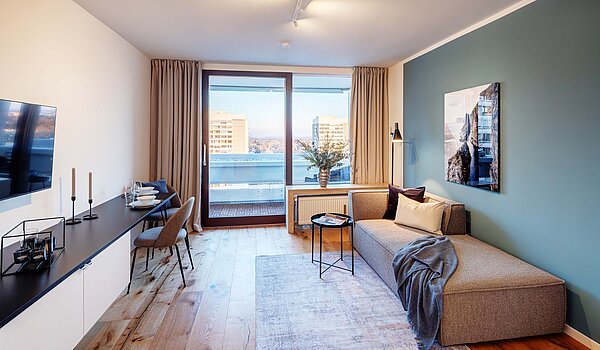 Appartement avec 1 pièce | München-Bogenhausen | 70457 | Zugang zur Loggia
