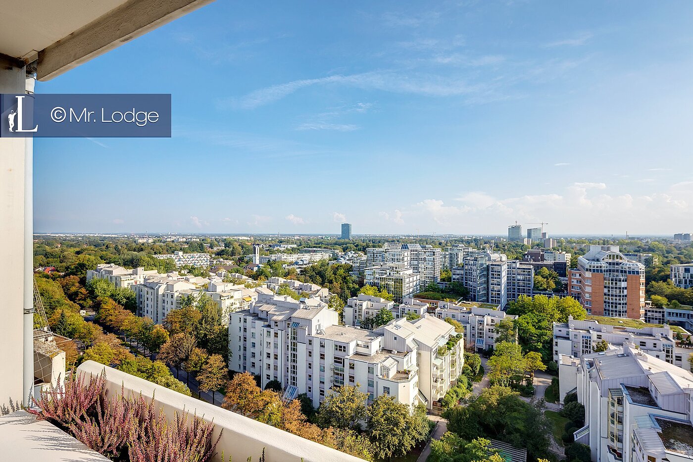 Appartement avec 1 pièce | München-Bogenhausen | 1809ML3 | Balkonaussicht