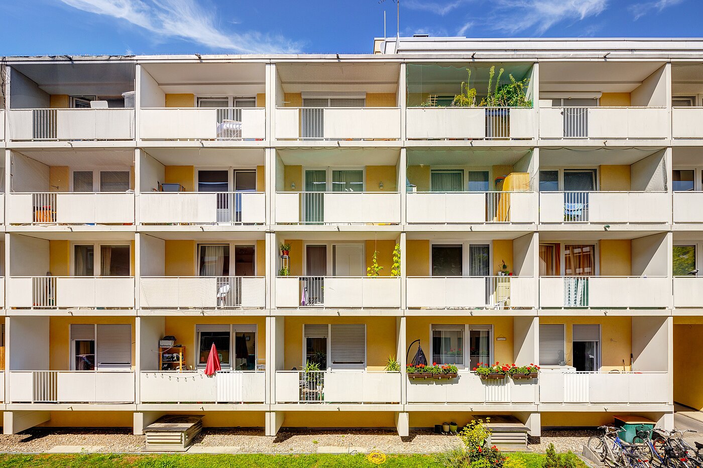 Appartement avec 1 pièce | München-Berg am Laim | 70064 | Ansicht vom Innenhof
