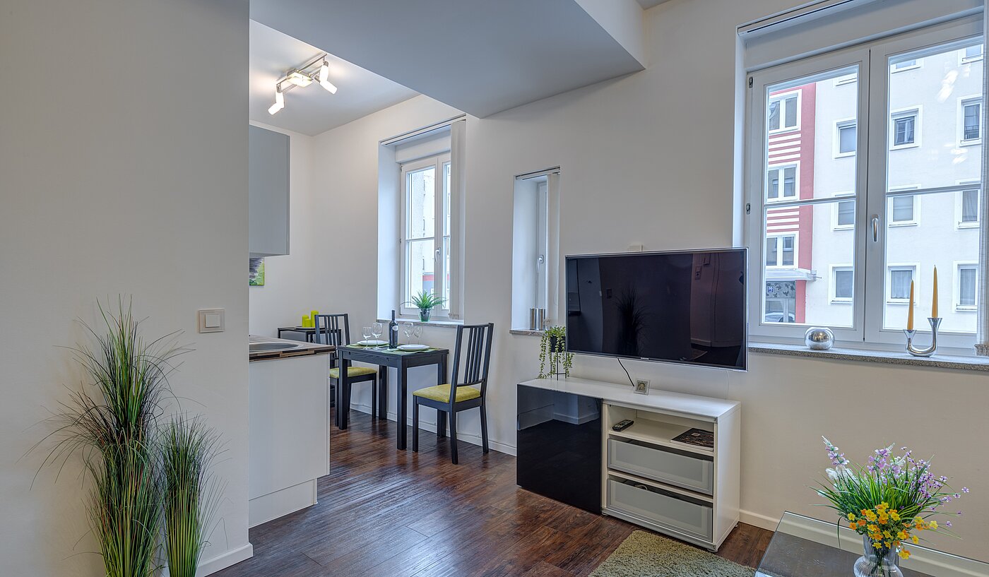 Appartement avec 1 pièce | München-Neuhausen | 70235 | Blickrichtung Küche