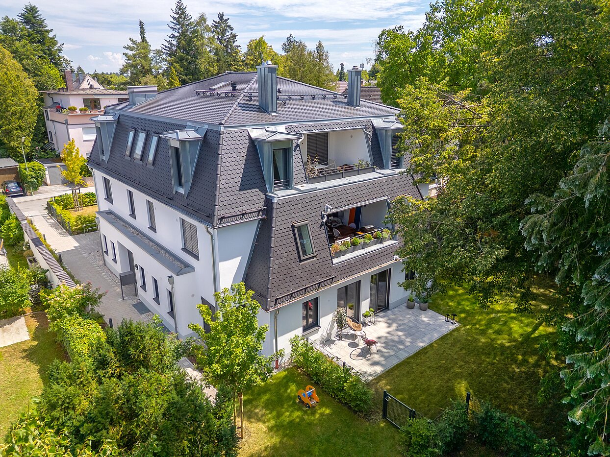Terrassenwohnung avec 3 pièces | München-Harlaching | 70371 | Repräsentative Architektur