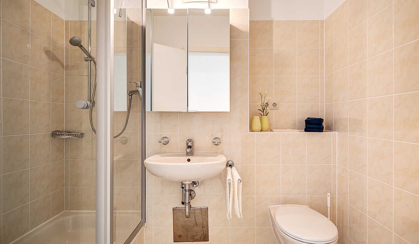 Appartement avec 4 pièces | 1709ML3 | Duschbad mit Gäste-WC