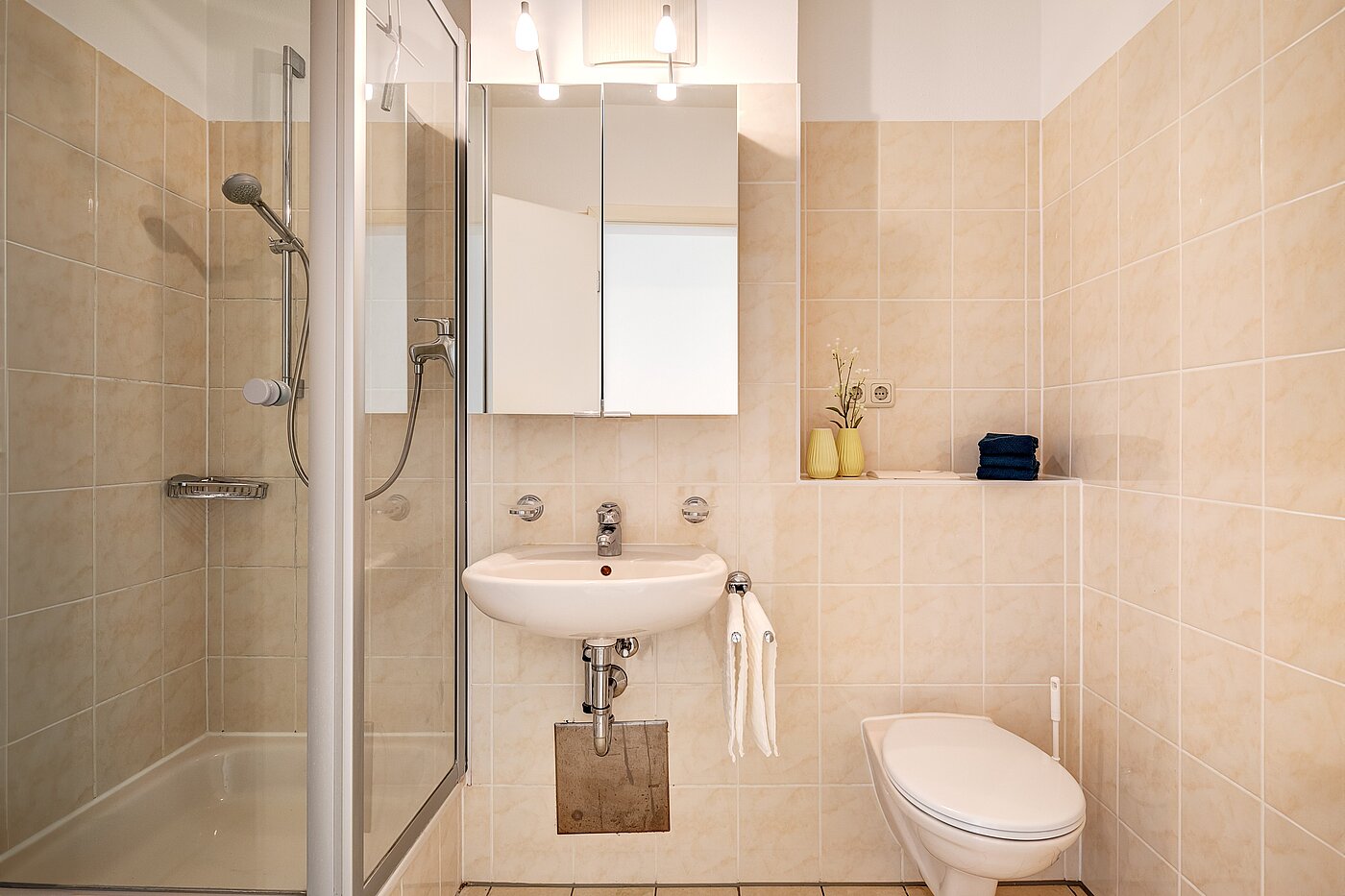 Appartement avec 4 pièces | 1709ML3 | Duschbad mit Gäste-WC