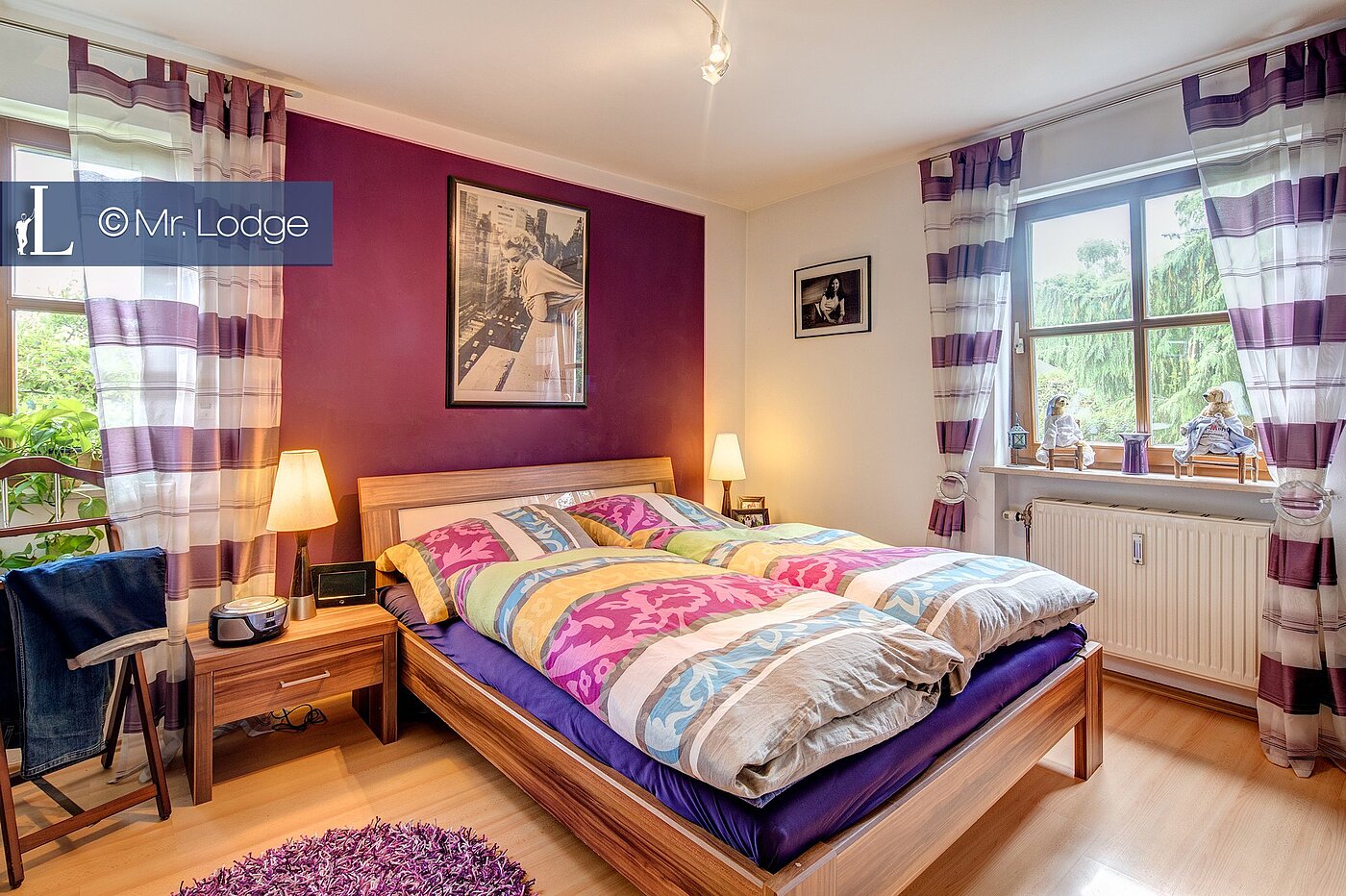 Appartement au rez-de-chaussée avec 2 pièces | München-Lochhausen | 1706ML1 | Großes Schlafzimmer