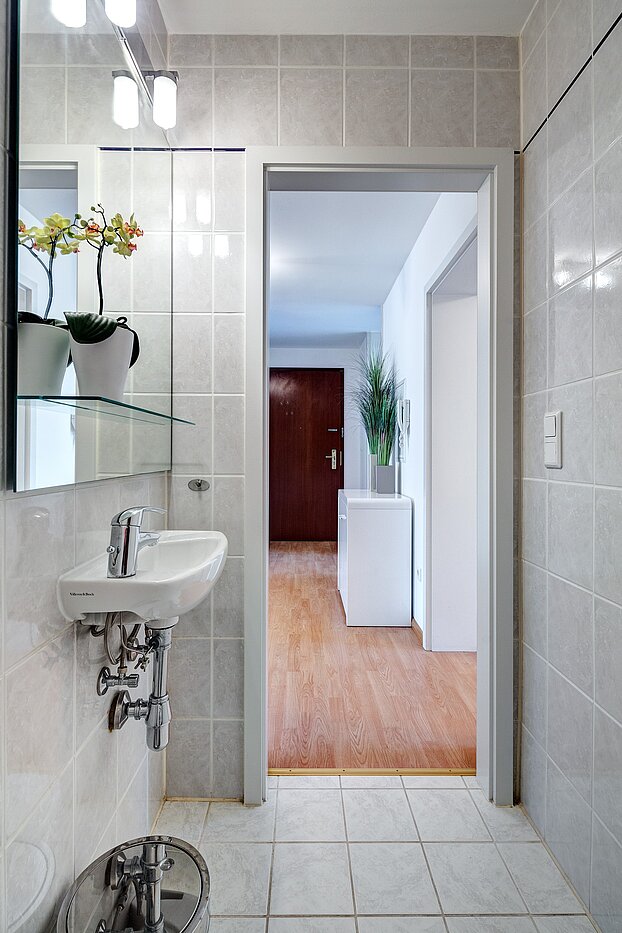 Appartement avec 2 pièces | München-Schwabing | 70102 | ...raumhoch gefliest