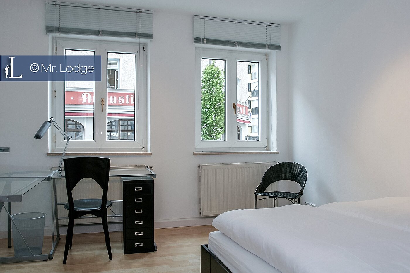 Appartement avec 2 pièces | München-Isarvorstadt | 1709ML2 | Schlafzimmer / Arbeitsbereich