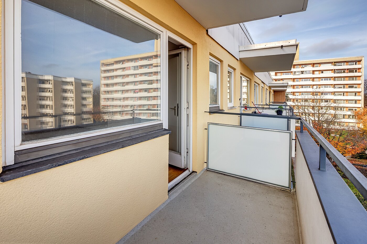 Appartement avec 2 pièces | München-Freimann | 70158 | Balkon Richtung Innenhof