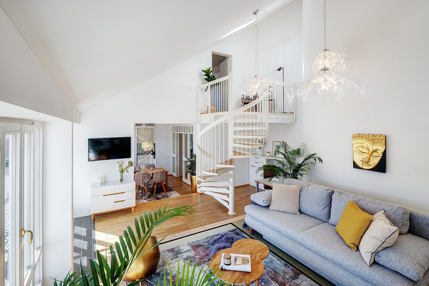 Appartement en duplex avec 2.5 pièces | München-Haidhausen | 701172 | Blick zum Essbereich...