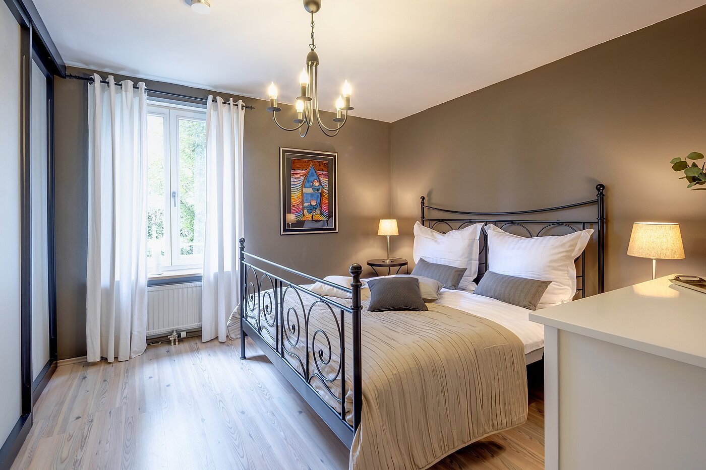 Appartement avec 2 pièces | München-Nymphenburg | 2107ML3 | Das Schlafzimmer...