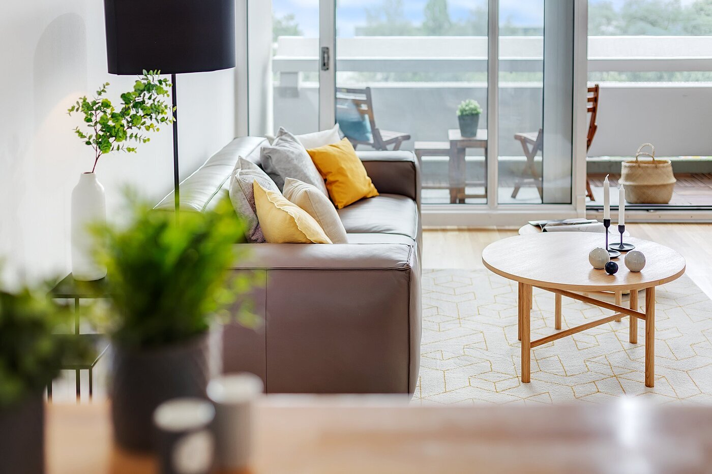 Appartement avec 3 pièces | München-Milbertshofen | 1905ML7 | Helles Wohnzimmer