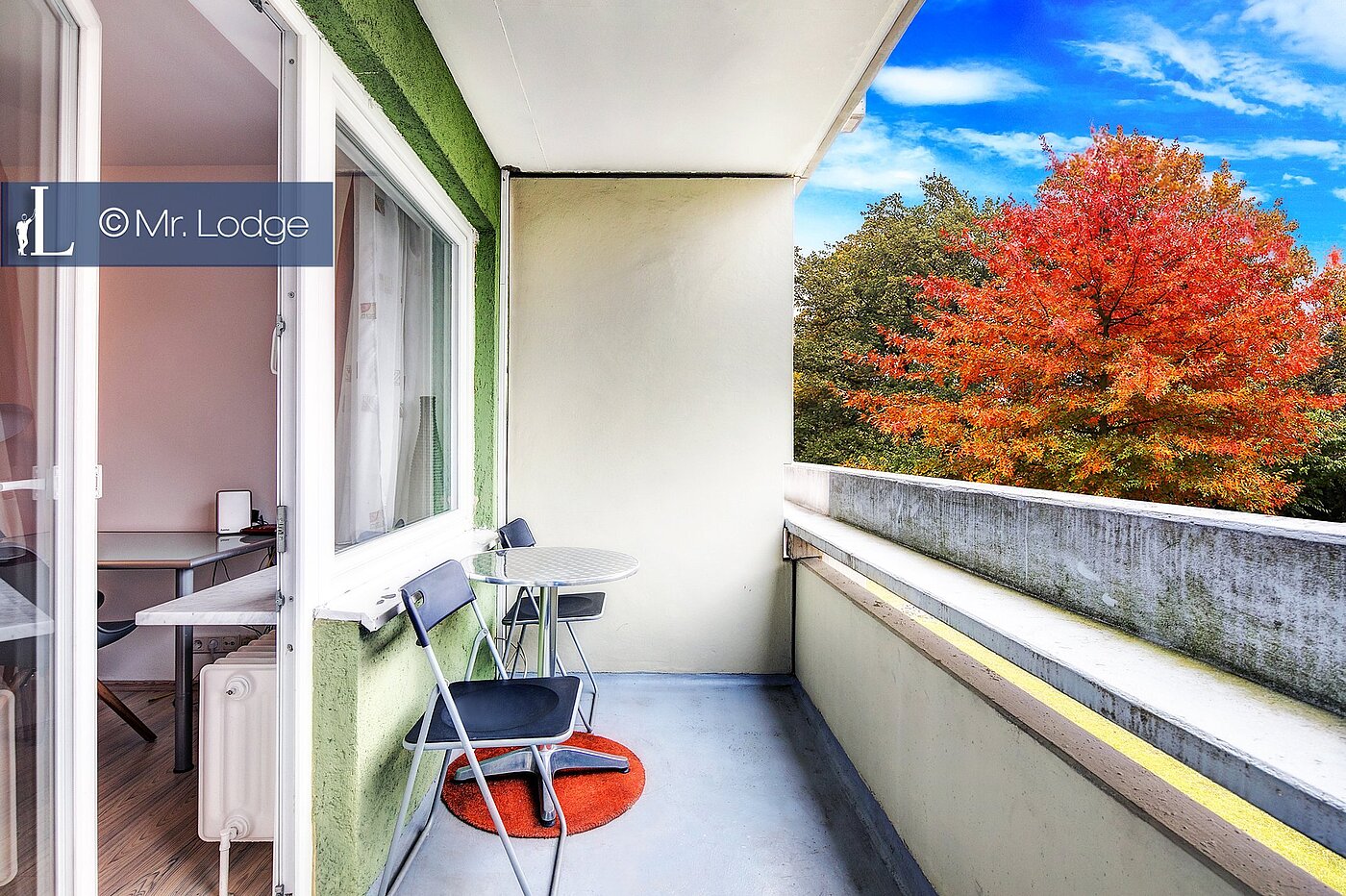 Appartement avec 1 pièce | München-Milbertshofen | 1710ML5 | Westbalkon
