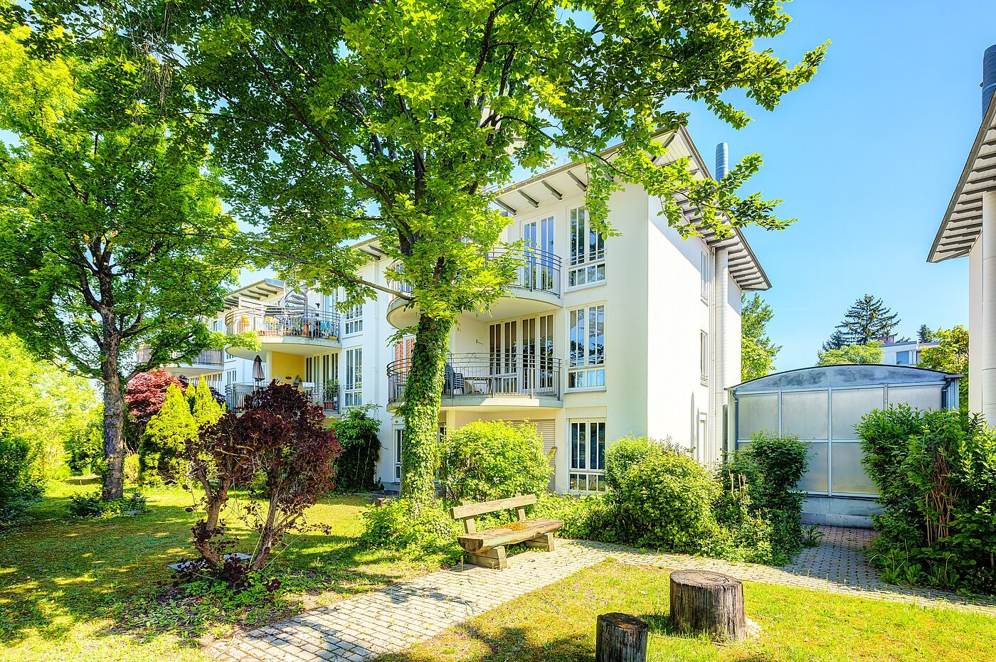 Appartement avec 2.5 pièces | München-Fasangarten | 702211 | ...der Gartenseite