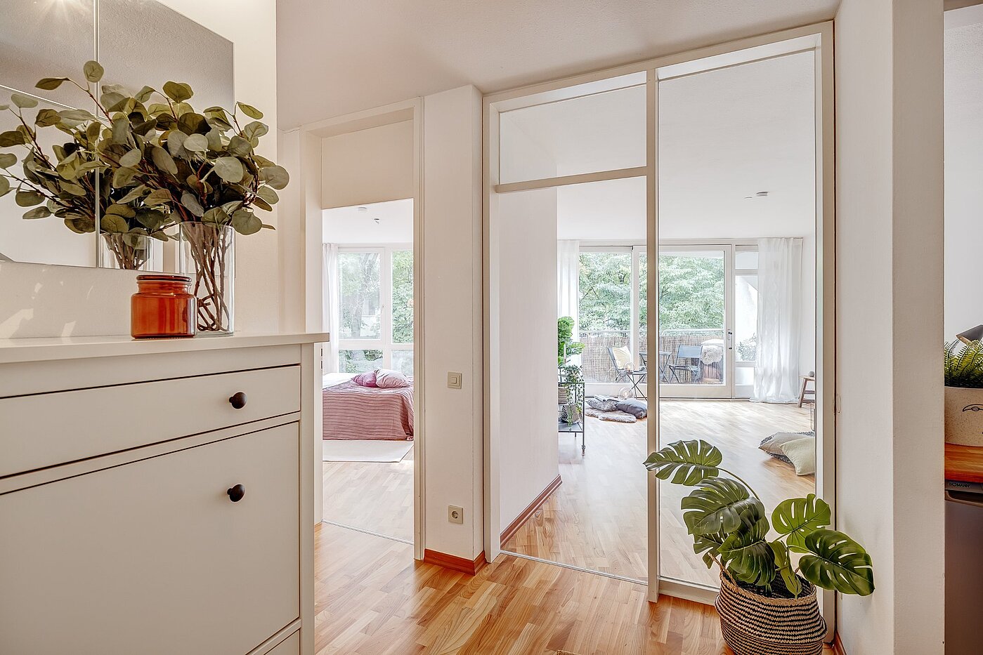 Appartement avec 2 pièces | München-Schwabing | 2109ML3 | Blick vom Eingangsbereich