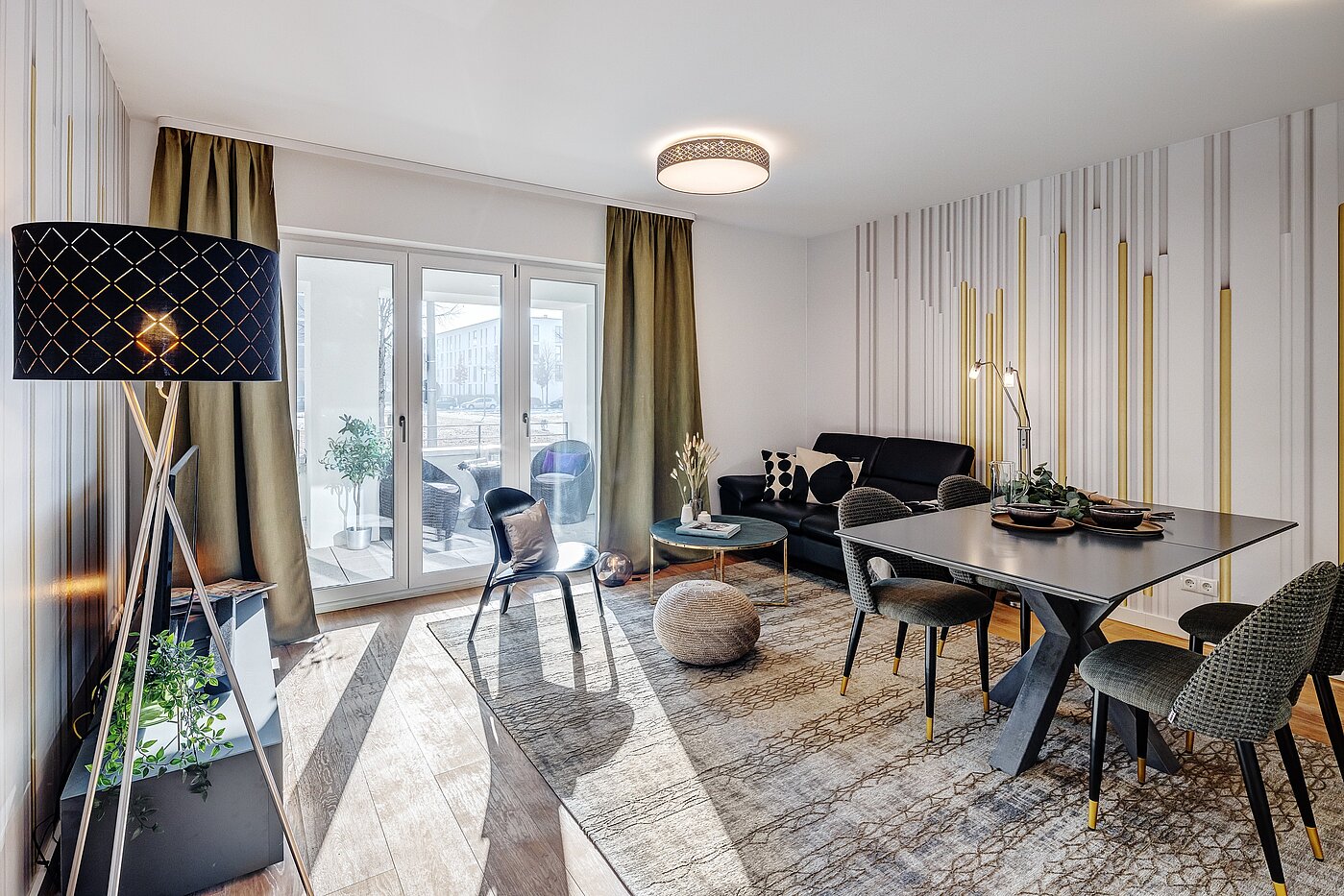 Appartement au rez-de-chaussée avec 2 pièces | München-Riem | 2201ML1 | Stylisch Wohnen