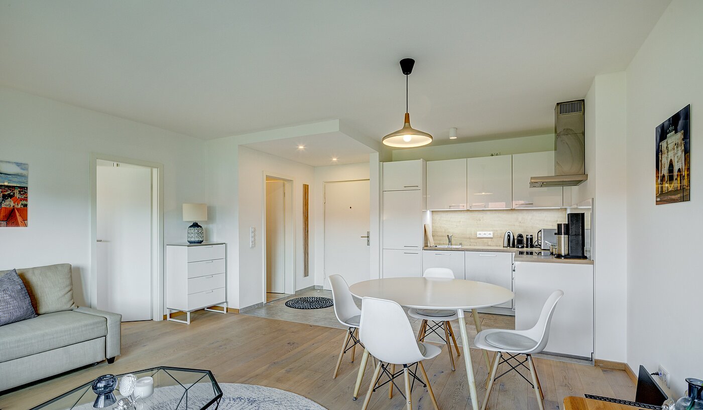 Apartment avec 1 pièce | München-Schwabing | 70198 | Offene Küche mit...