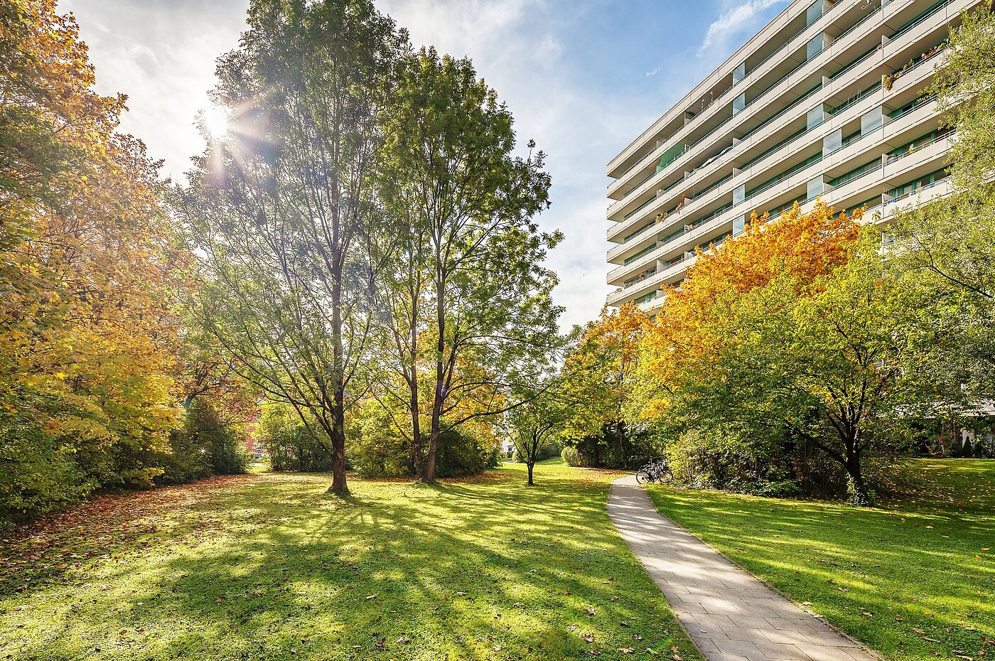 Appartement avec 2 pièces | München-Sendling-Westpark | 2010ML9 | Grüner Innenhof