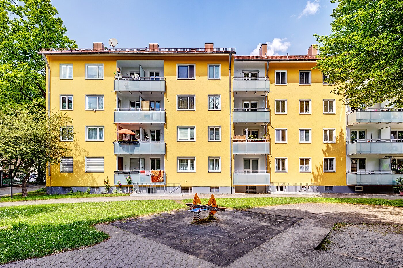 Appartement avec 2.5 pièces | München-Berg am Laim | 70030 | Gartenansicht