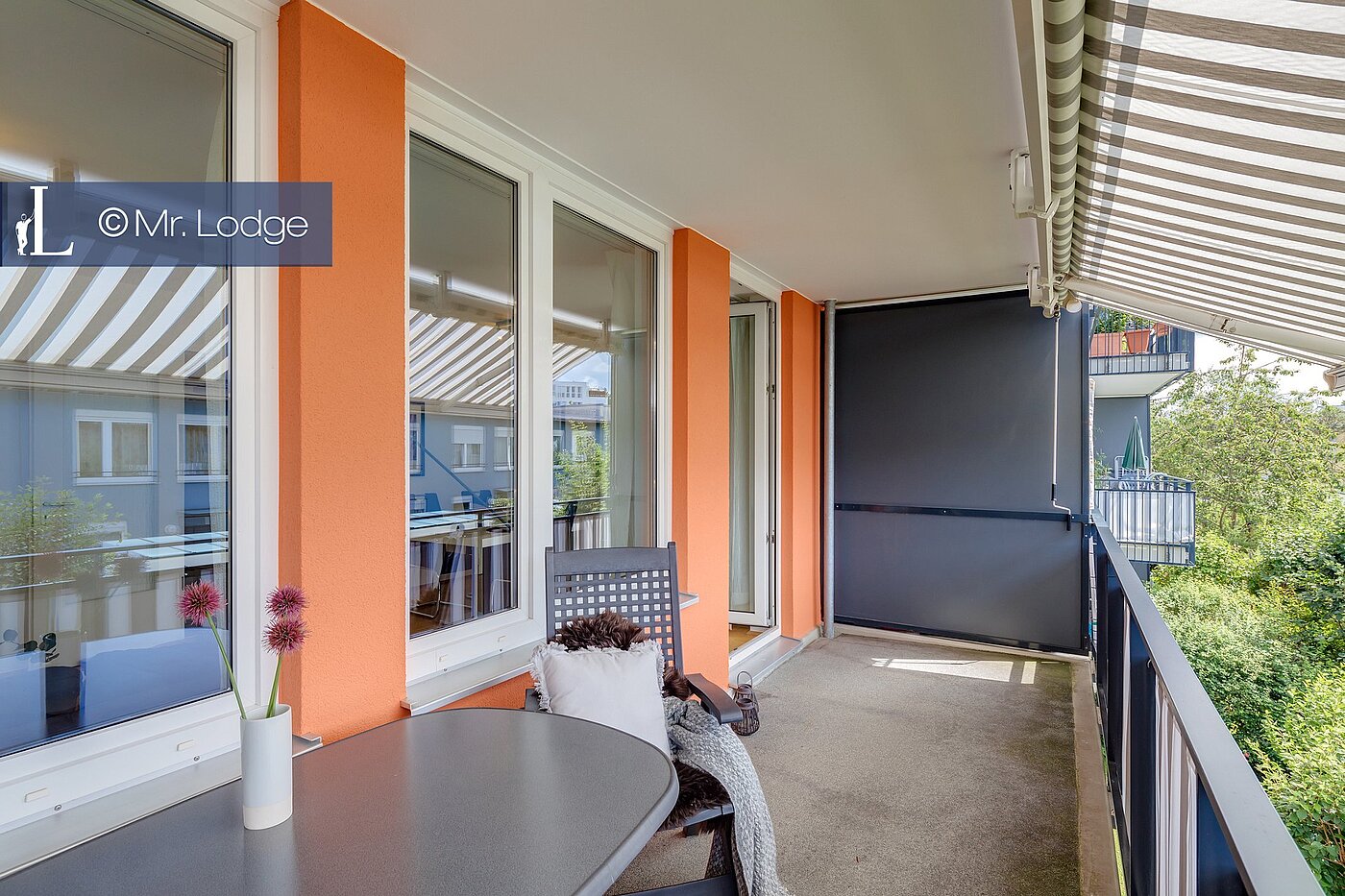 Appartement avec 2 pièces | München-Trudering | 1907ML1 | ... mit Markise