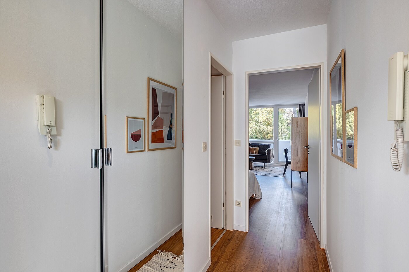 Appartement avec 1 pièce | München-Maxvorstadt | 700022 | Flur Richtung Wohnbereich