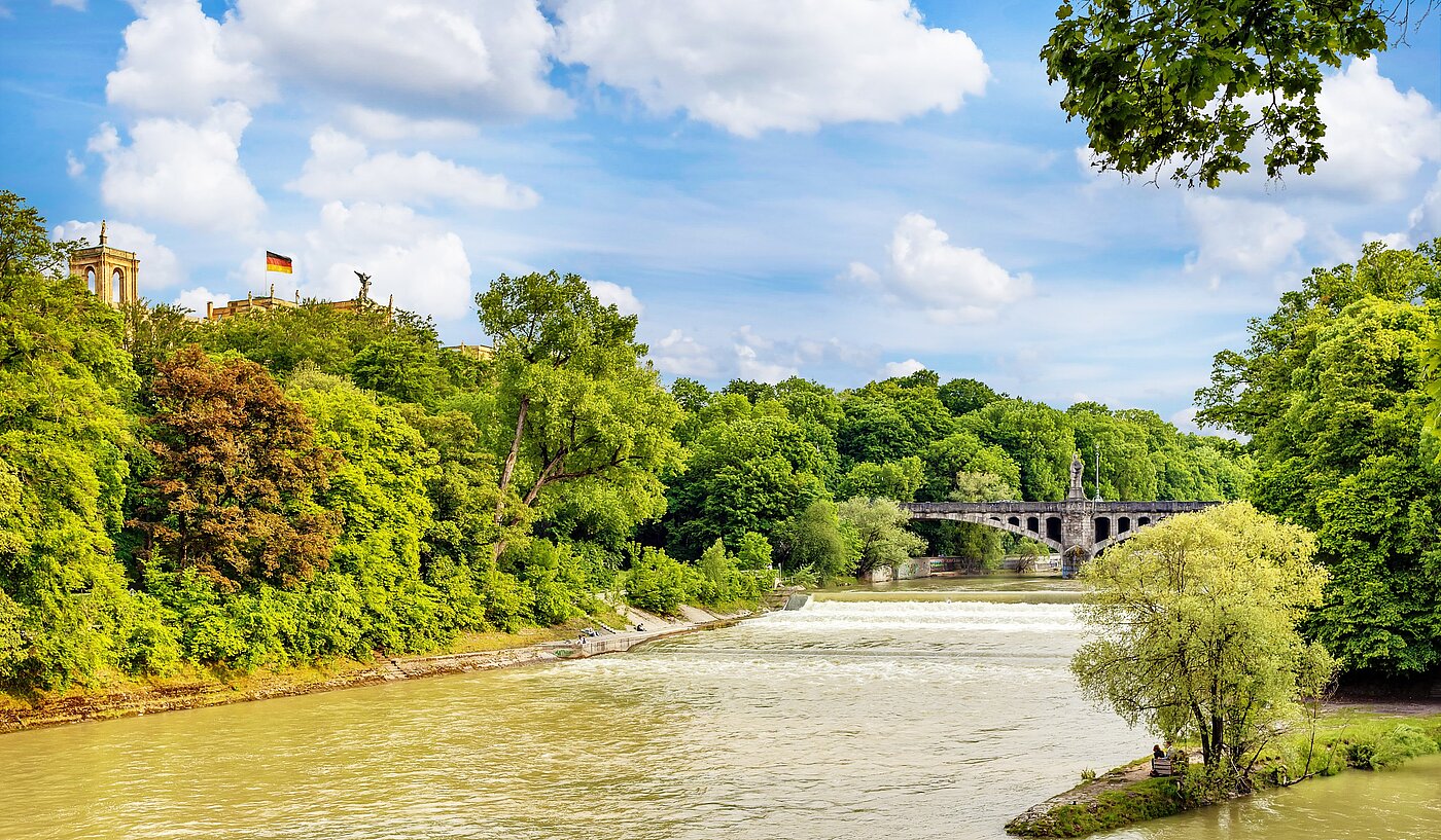 Appartement avec 1 pièce | München-Haidhausen | 70022 | ...und die Isar