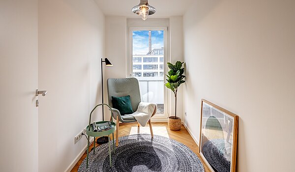Appartement avec 2.5 pièces | München-Schwanthalerhöhe | 2210ML2 | Arbeitszimmer mit Terrassenzugang
