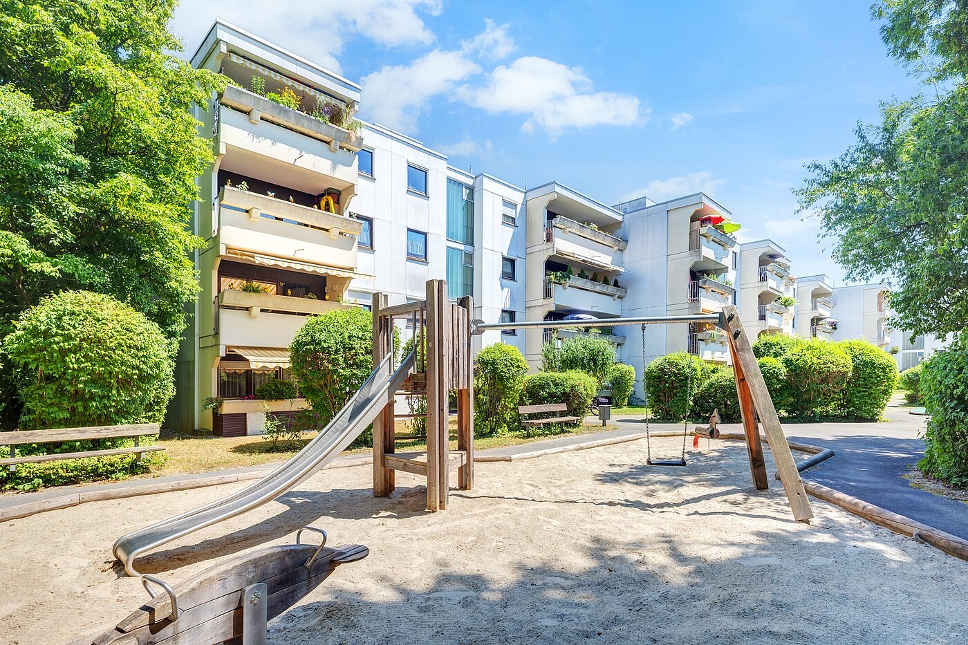 Appartement avec 2 pièces | München-Obersendling | 701825 | Innenhof