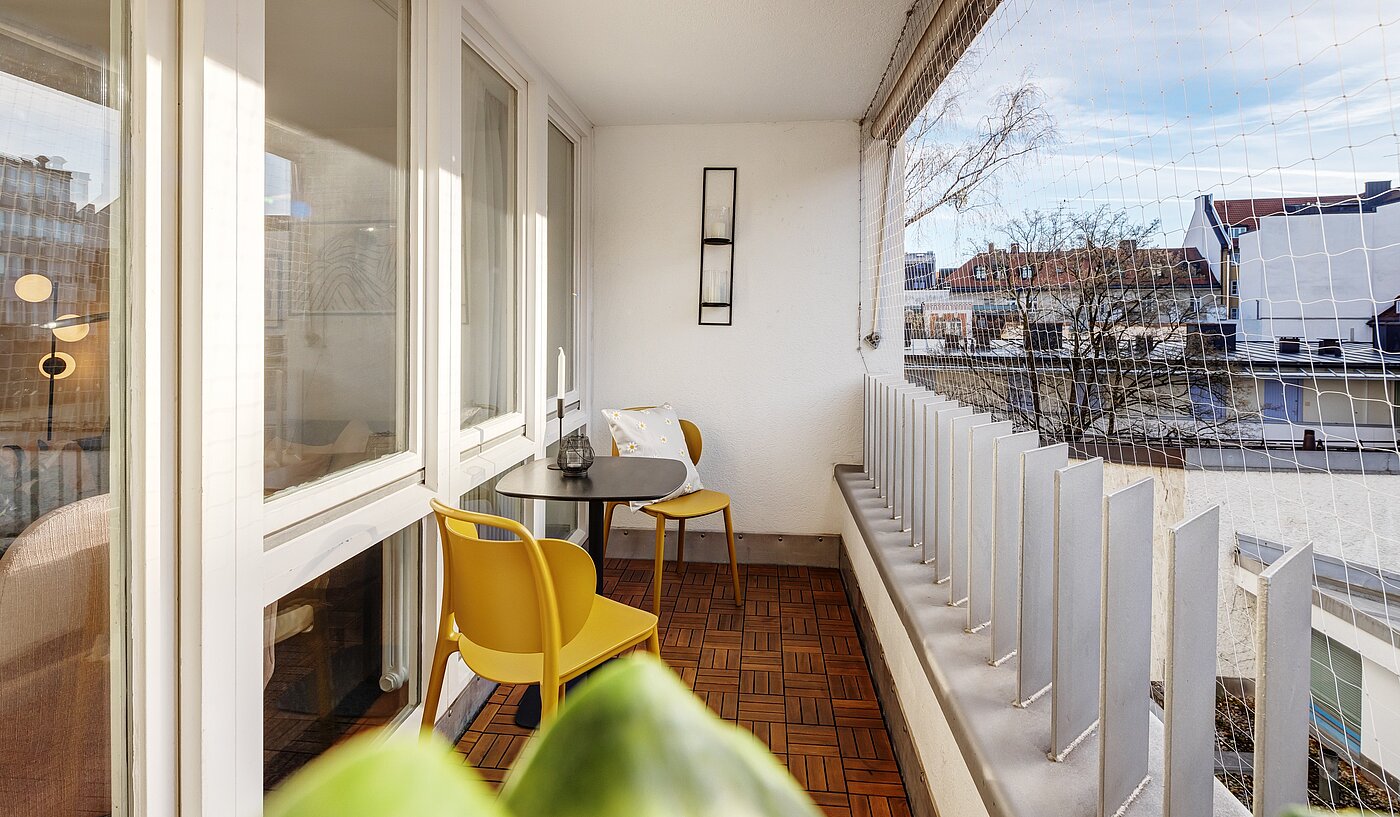 Appartement avec 1 pièce | München-Maxvorstadt | 70132 | Sonnige Loggia...