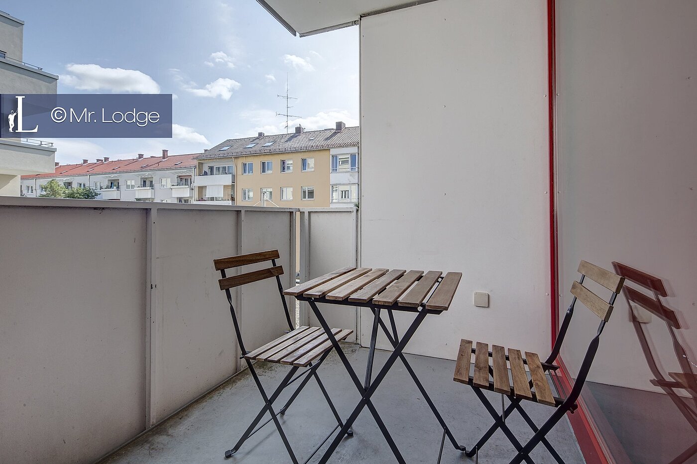 Appartement avec 1 pièce | München-Sendling-Westpark | 1706ML8 | Balkon mit Morgensonne