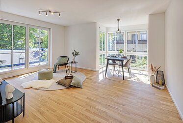Laim : Charmant appartement rénové de 2 pièces - libre