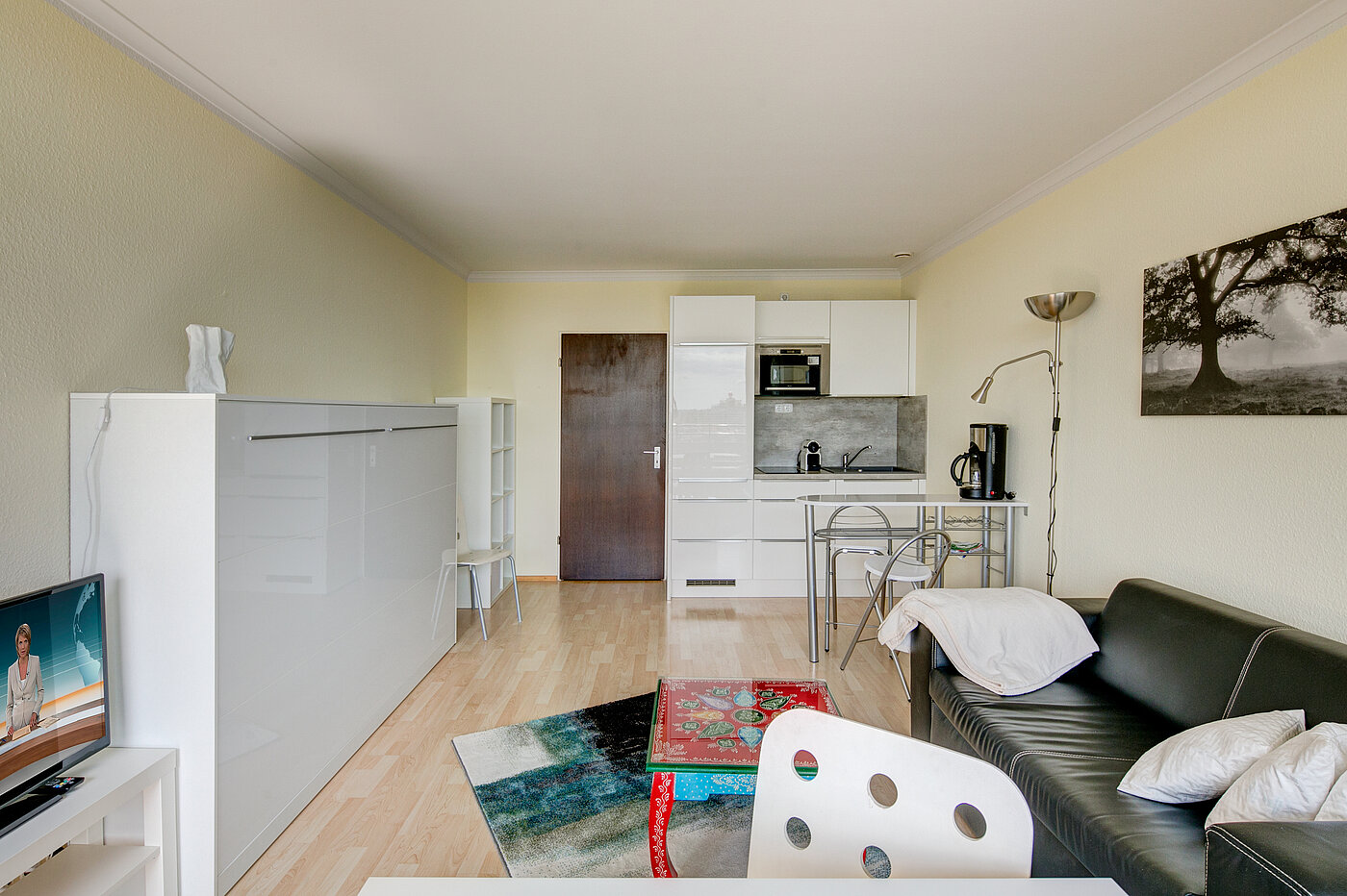 Apartment avec 1 pièce | München-Haidhausen | 70275 | Wohn- und Schlafbereich