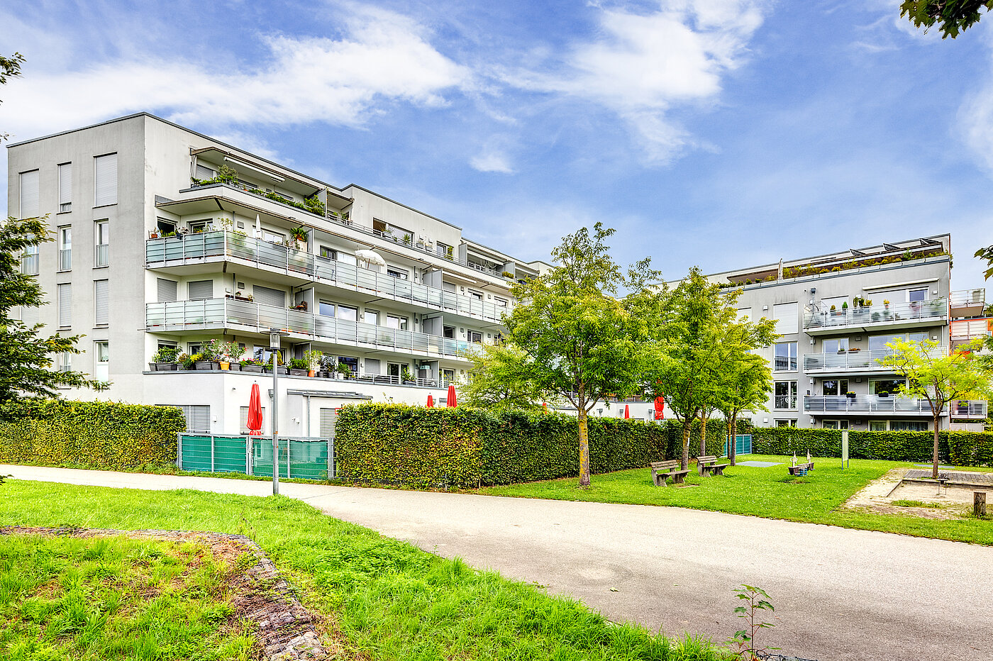 Appartement avec 2 pièces | München-Schwabing | 70153 | Ansicht Fassade vom Innenhof aus
