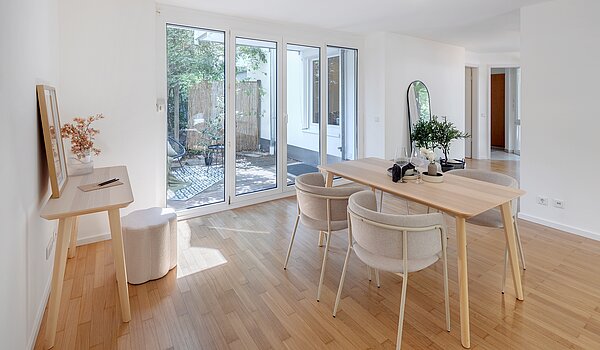 Appartement au rez-de-chaussée avec 2 pièces | München-Laim | 70464 | ...und Essbereich